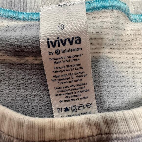 Ivivva Lululemon Tye dye Swiftly Tech Girl Kids Top Size 10 Could fit women’s XS - Picture 4 of 5